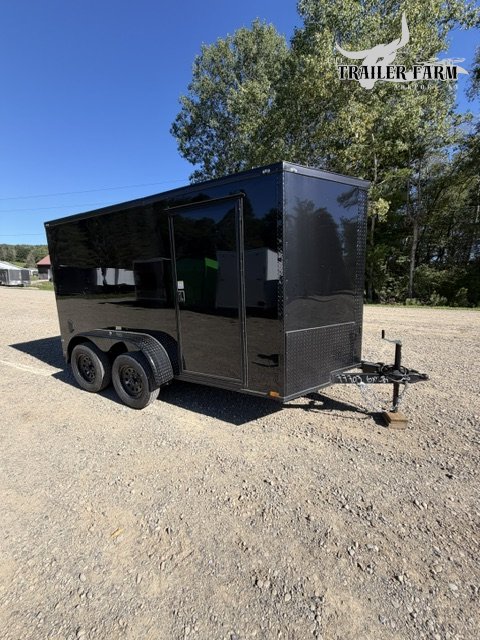 PREOWNED 2026 QUALITY CARGO 6X12 ENCLOSED, BLACKOUT PACKAGE