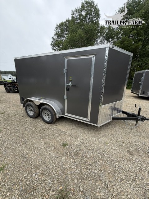2026 POWER LINE CARGO 7X12 ENCLOSED TRAILER V-NOSE