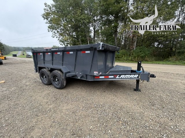2027 LAMAR 7X12 14K DUMP TRAILER W/ 3' WALLS