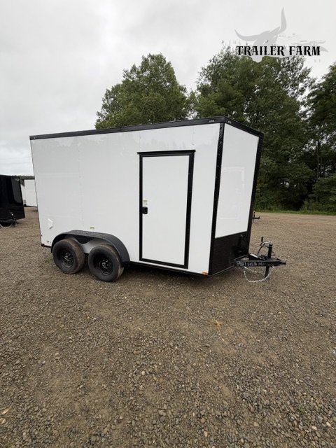 2027 QUALITY CARGO 6X12 ENCLOSED TRL DUAL AXLE, EXTRA HEIGHT,BLACKOUT PKG,D-RINGS, ONE PIECE ROOF