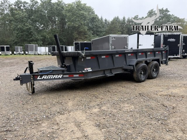 2027 LAMAR 7X16 DUMP TRAILER W/TELESCOPIC CYLINDER