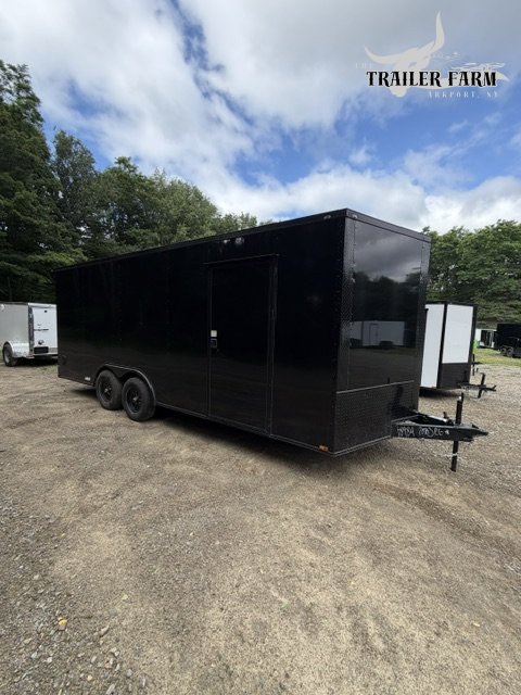 2027 QUALITY CARGO 8.5X24 ENCLOSED TRAILER W/EXTRA HEIGHT BLACKOUT PACKAGE ESCAPE DOOR
