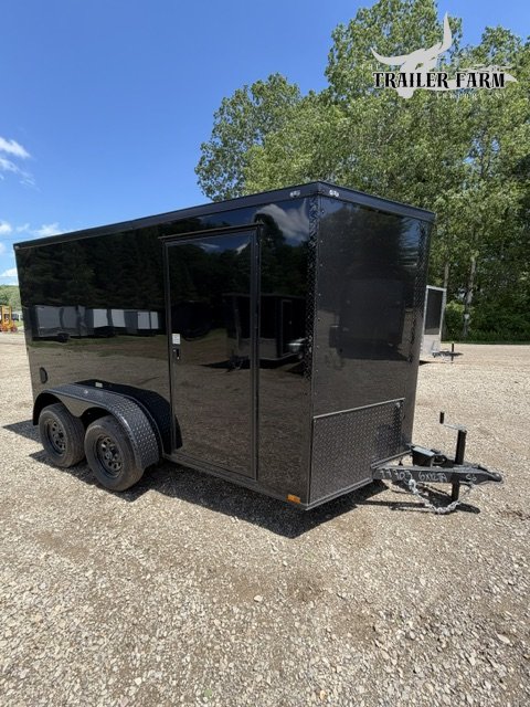 2026 QUALITY CARGO 6X12 ENCLOSED TRL DUAL AXLE, BLACKOUT PKG
