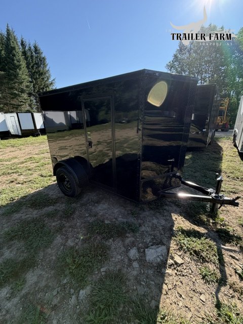 2027 POWER LINE CARGO 5X8 ENCLOSED TRAILER W/ BLACKOUT PACKAGE
