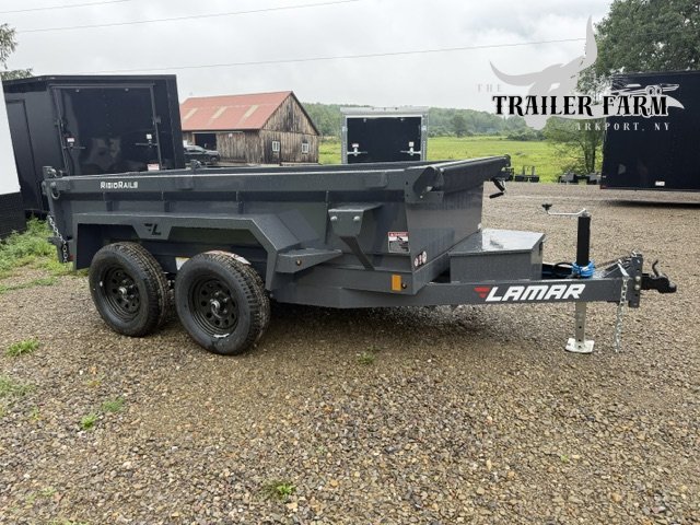 2027 LAMAR 5X10 DUMP TRAILER W/ TARP KIT /SLIDE IN RAMPS / SPREADER GATE
