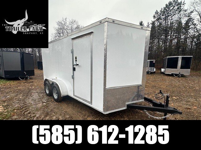 2026 POWERLINE CARGO 7X14 ENCLOSED TRAILER V-NOSE