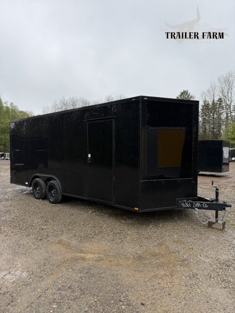 2026 QUALITY CARGO 8.5X20 DUAL AXLE ENCLOSED TRAILER WITH EXTRA HEIGHT, BLACKOUT PKG