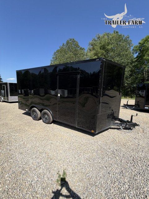 2026 QUALITY CARGO 8.5X16 ENCLOSED TRAILER WITH EXTRA HEIGHT& BLACKOUT PACKAGE