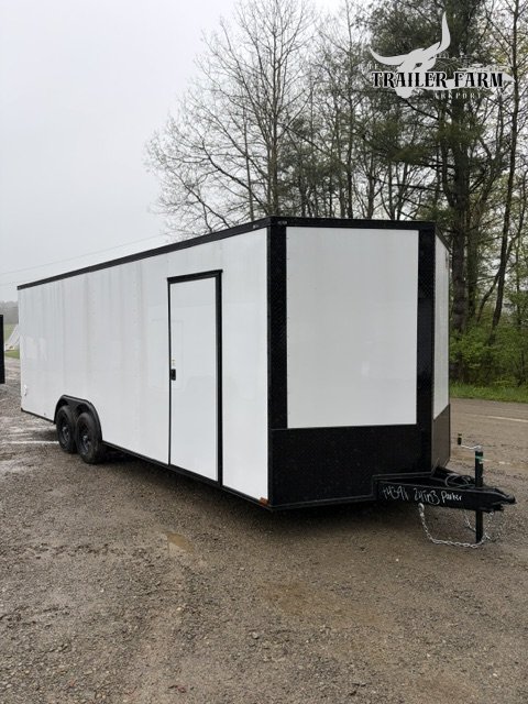 2026 QUALITY CARGO 8.5X24 ENCLOSED TRAILER 9990GVW EXTRA HEIGHT, BLACKOUT PKG