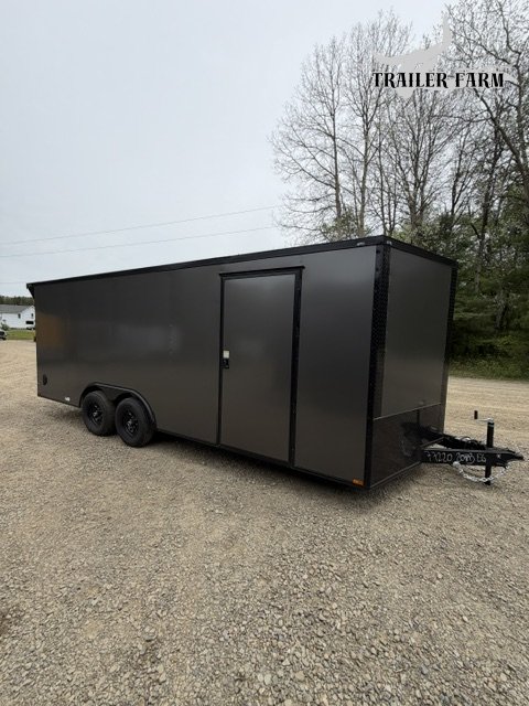 2026 QUALITY CARGO 8.5X20 DUAL AXLE ENCLOSED TRAILER W/ BLACKOUT PKG, REAR SPOILER LED LIGHTS