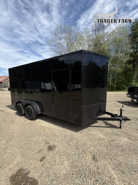 2026 POWER LINE ENCLOSED 7X16 W/ EXTRA HEIGHT, BLACKOUT PKG