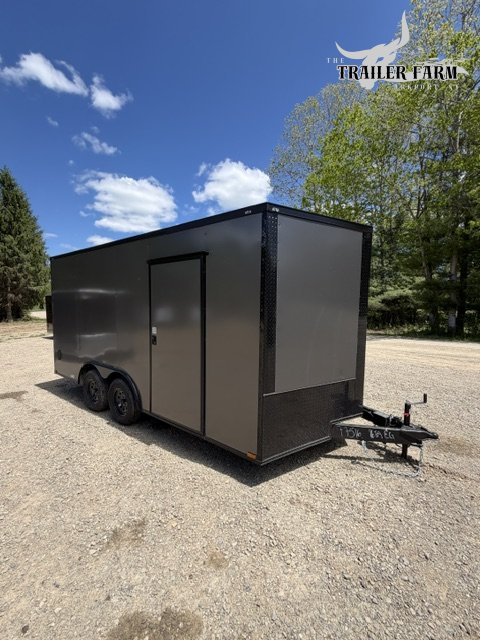 2026 QUALITY CARGO 8.5X16 ENCLOSED TRAILER WITH EXTRA HEIGHT & BLACKOUT PACKAGE