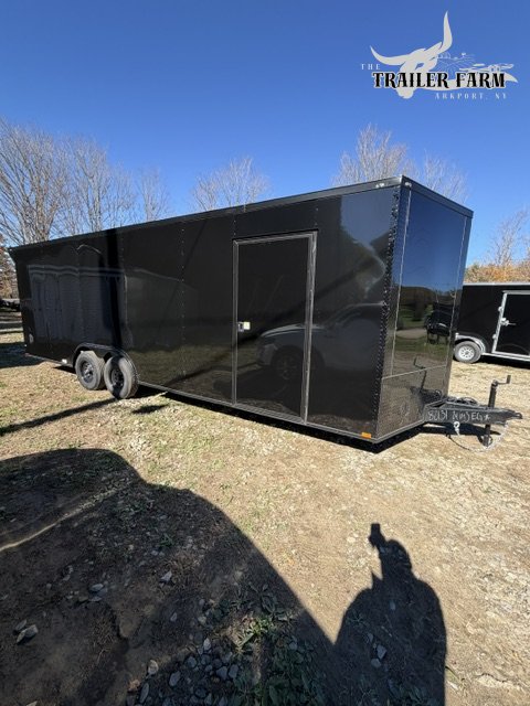 2027 QUALITY CARGO 8.5X24 ENCLOSED TRAILER W/ BLACKOUT PKG,EXTRA HEIGHT, ESCAPE DOOR, REAR SPOILER W