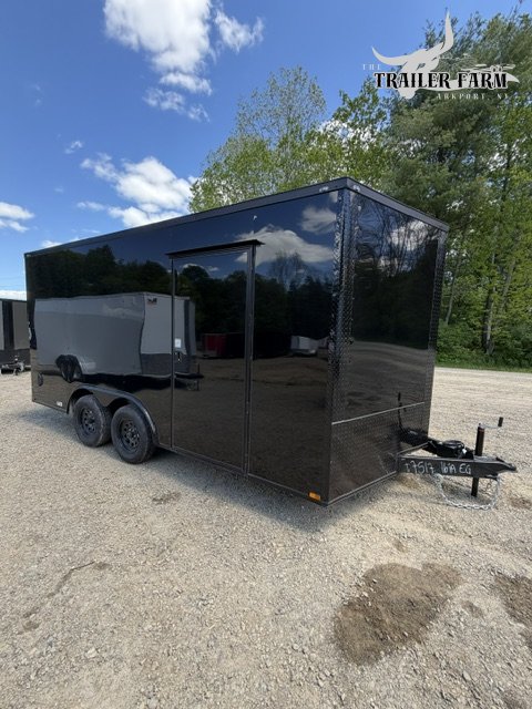 2026 QUALITY CARGO 8.5X16 ENCLOSED TRAILER WITH EXTRA HEIGHT & BLACKOUT PACKAGE