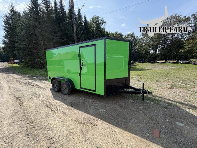 2026 POWER LINE CARGO 7X14 ENCLOSED TRAILER W/BLACKOUT PCK