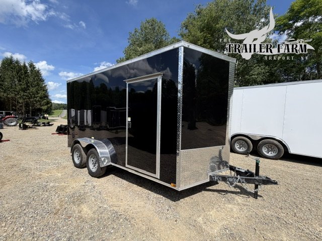 2027 QUALITY CARGO 7X14 ENCLOSED TRAILER V-NOSE, EXTRA HEIGHT