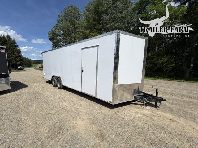 2027 QUALITY CARGO 8.5X24 ENCLOSED TRAILER 10KGVW, EXTRA HEIGHT, REAR SPOILER W/ LED LIGHTS