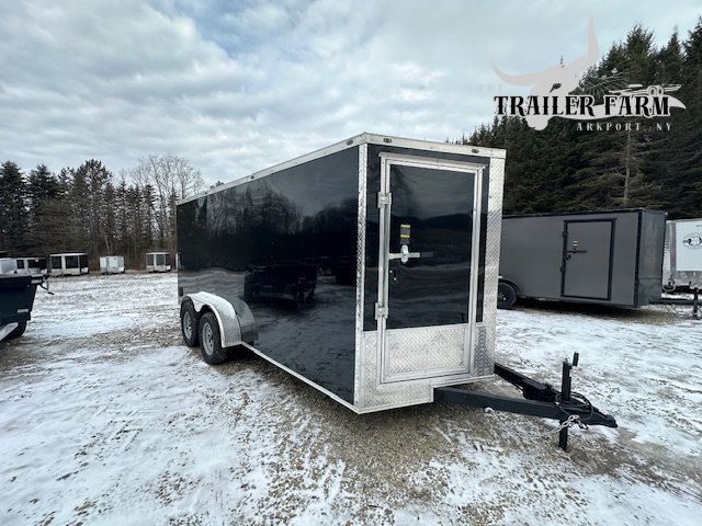 2026 POWER LINE CARGO 7X16 ENCLOSED TRAILER FRONT V DOOR