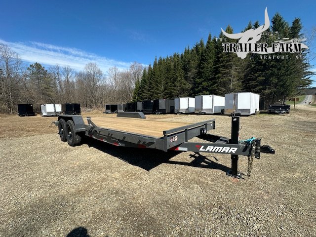 2026 LAMAR 7X22 EQUIPMENT TRAILER WITH SLIDE IN RAMPS 14KGVW
