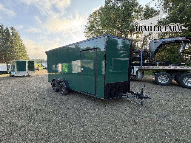 2027 QUALITY CARGO 7X16 ENCLOSED TRAILER BLACKOUT WITH 7' INTERIOR HEIGHT
