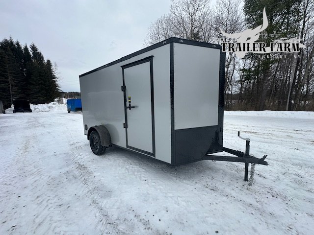 2026 POWER LINE CARGO 6X12 BLACKOUT W/ D-RINGS