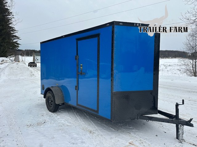 2026 POWER LINE CARGO 6X12 BLACKOUT W/ D-RINGS