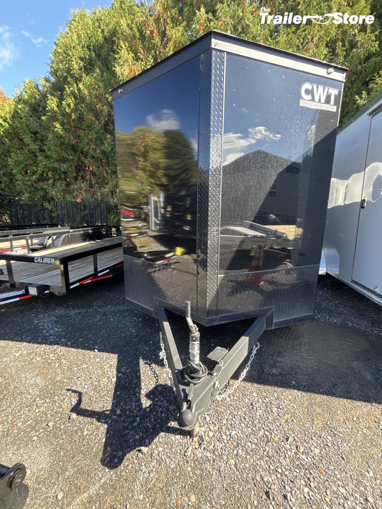 COVERED WAGON, 7x16, 7K, BLACK W/ BLACKOUT PACKAGE