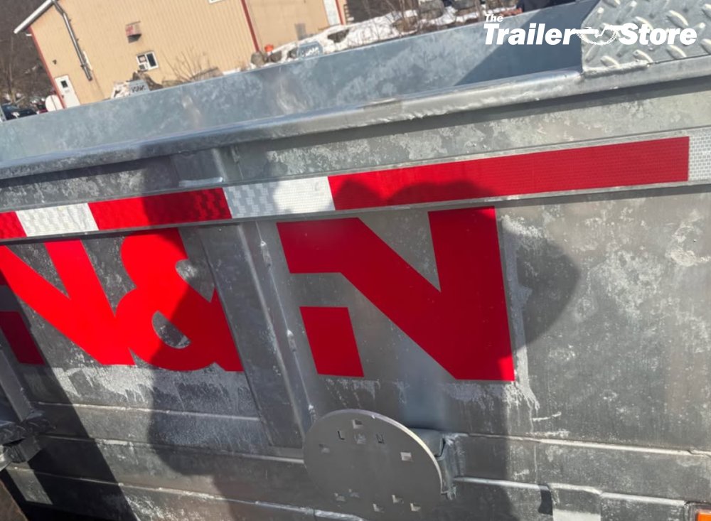 N&N TRAILERS 7X14 DUMP W/ SPARE TIRE HOLDER