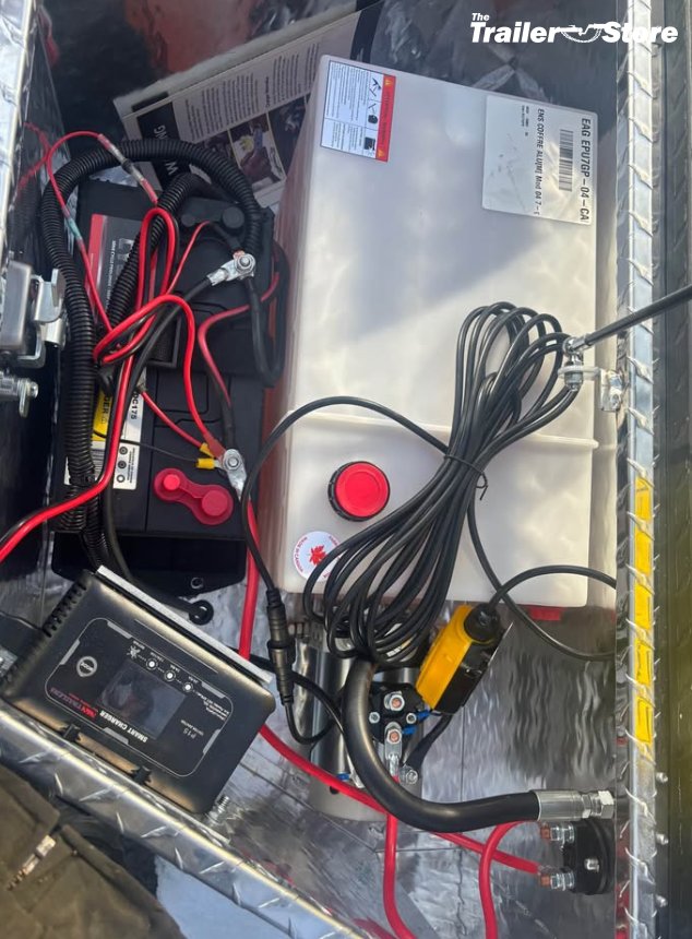 N&N TRAILERS 7X14 DUMP W/ SPARE TIRE HOLDER