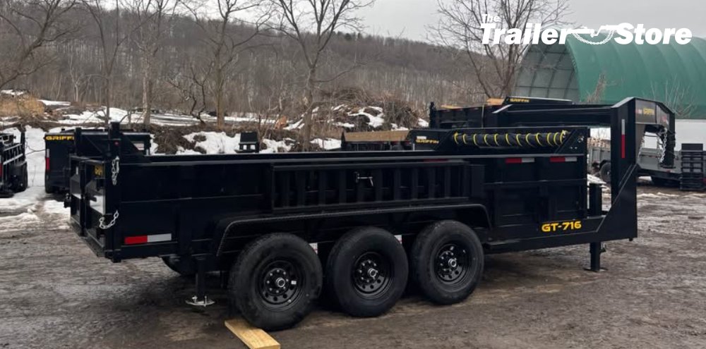 GRIFFIN DUMP TRIPLE AXLE WITH TARP AND RAMPS