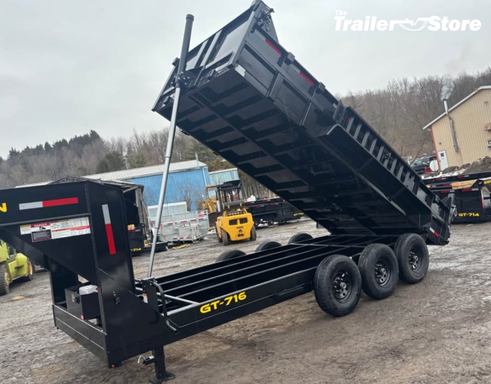 GRIFFIN DUMP TRIPLE AXLE WITH TARP AND RAMPS