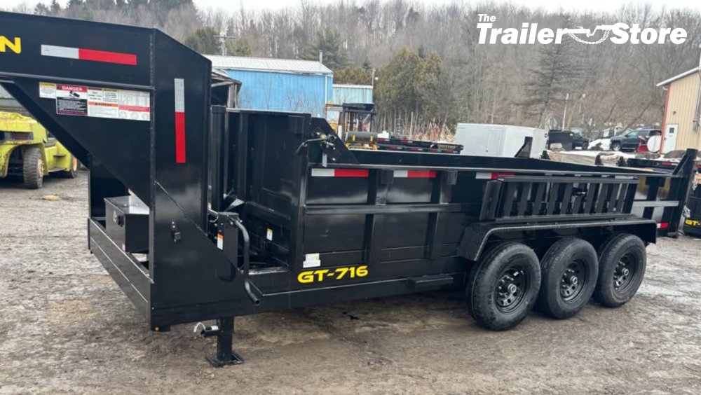 GRIFFIN DUMP TRIPLE AXLE WITH TARP AND RAMPS