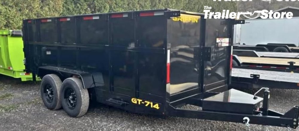 GRIFFIN DUMP 7X14 WITH TARP AND RAMPS