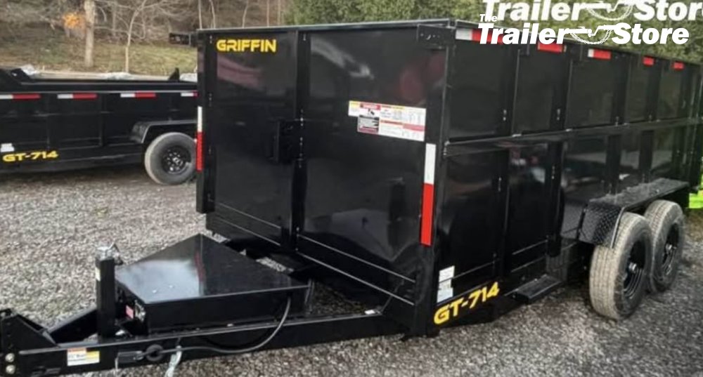 GRIFFIN DUMP 7X14 WITH TARP AND RAMPS