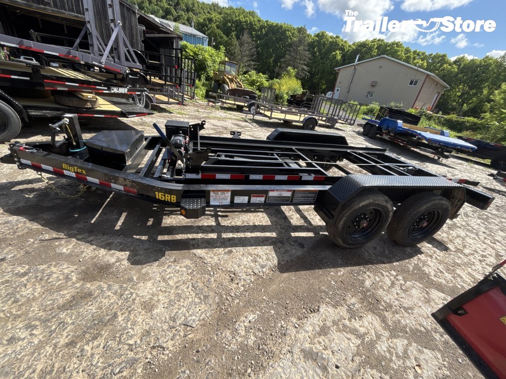 BIG TEX 14' 17,500LBS ROLL-OFF TRAILER (BIN SOLD SEPARATLY)