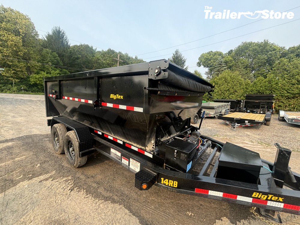 BIG TEX 14' 14K ROLL-OFF TRAILER (BIN SOLD SEPARATLY)