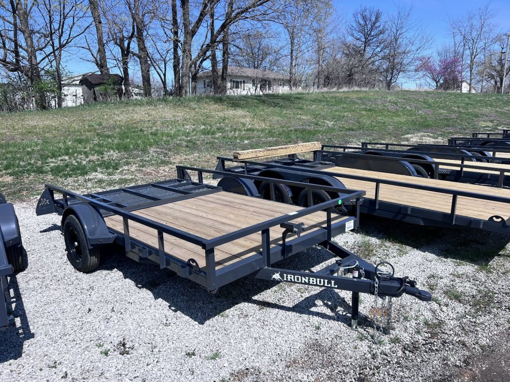 2025 IRON BULL 83X12 UTILITY TRAILER W/SINGLE AXLE