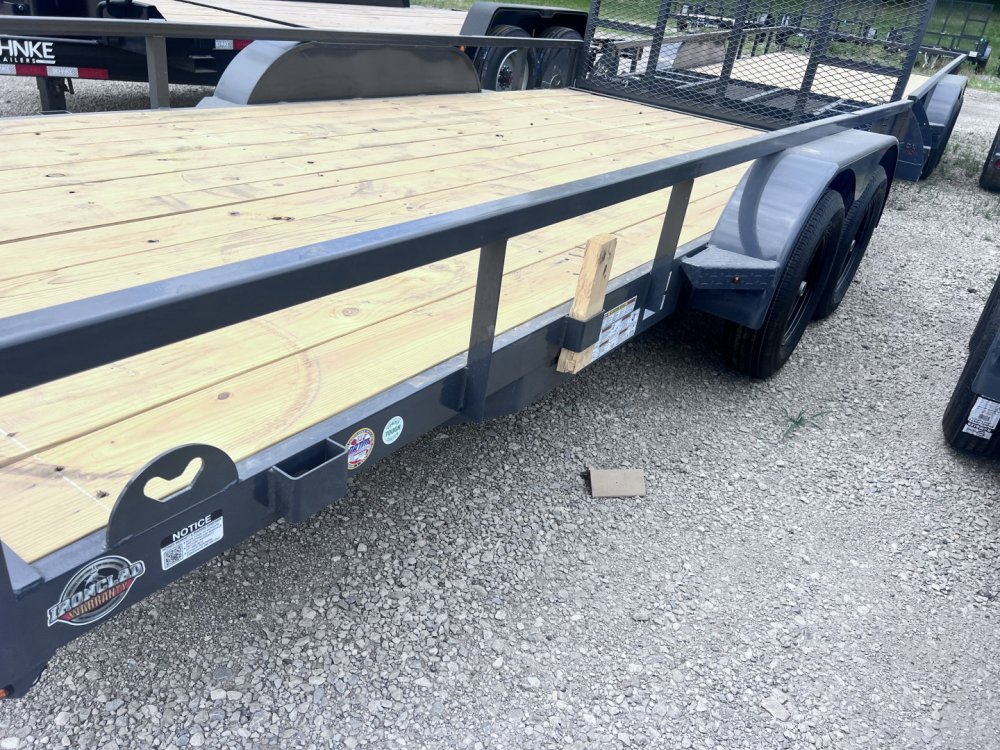 2026 IRON BULL 83X16 UTILITY TRAILER W/TANDEM AXLES AND 2 BRAKES