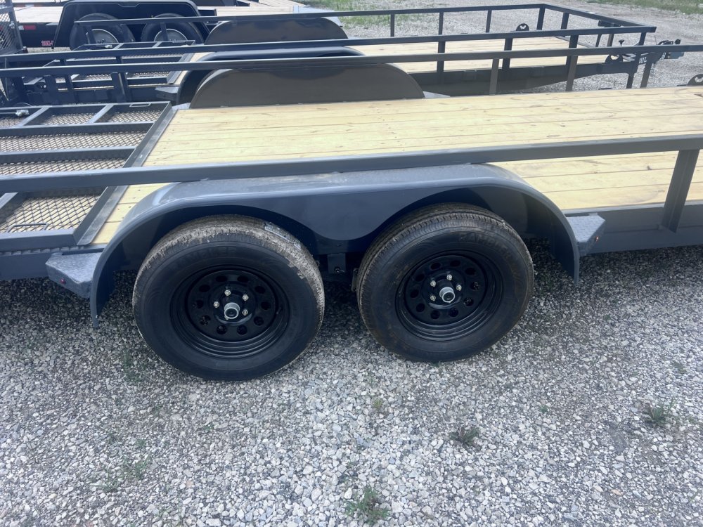 2026 IRON BULL 83X18 UTILITY TRAILER W/TANDEM AXLES AND 2 BRAKES