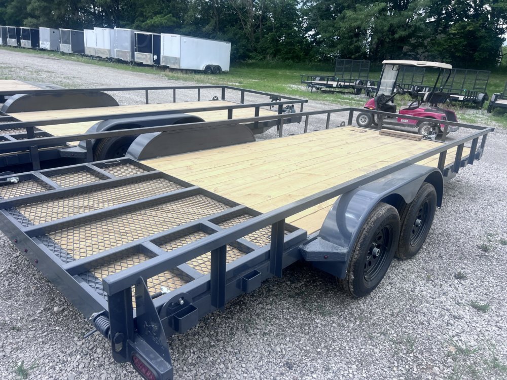 2026 IRON BULL 83X18 UTILITY TRAILER W/TANDEM AXLES AND 2 BRAKES