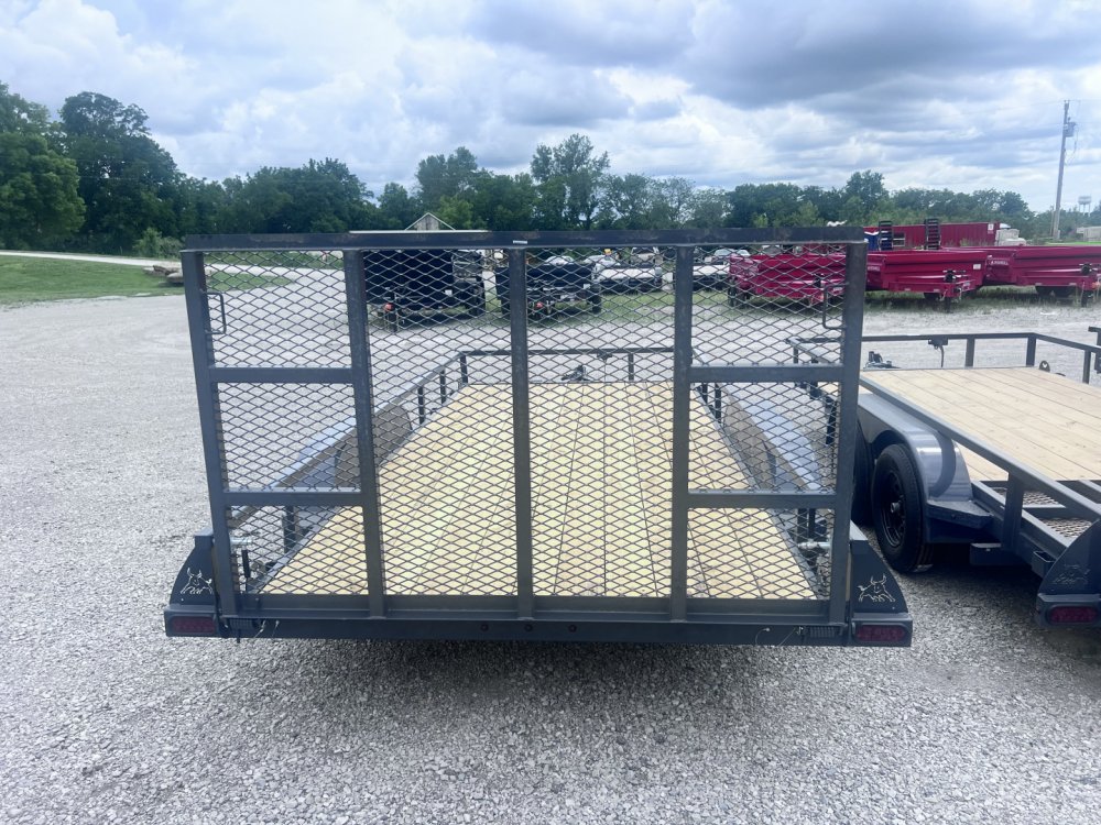 2026 IRON BULL 83X18 UTILITY TRAILER W/TANDEM AXLES AND 2 BRAKES