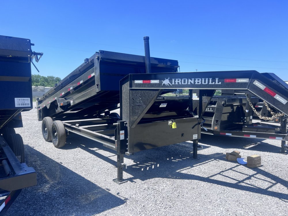 2026 IRON BULL 83 X 16 GOOSENECK DUMP TRAILER W/ TELESCOPIC HOIST