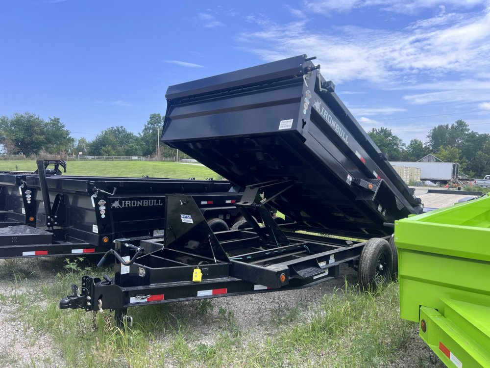 2026 IRON BULL 83X14 DUMP TRAILER W/ SCISSOR HOIST AND I-BEAM FRAME