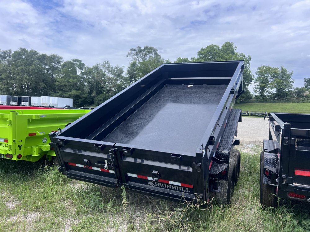 2026 IRON BULL 83X14 DUMP TRAILER W/ SCISSOR HOIST AND I-BEAM FRAME