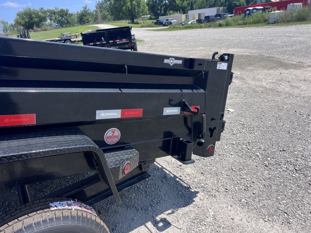 2026 IRON BULL 83X16 DUMP TRAILER W/ SCISSOR HOIST AND I-BEAM FRAME