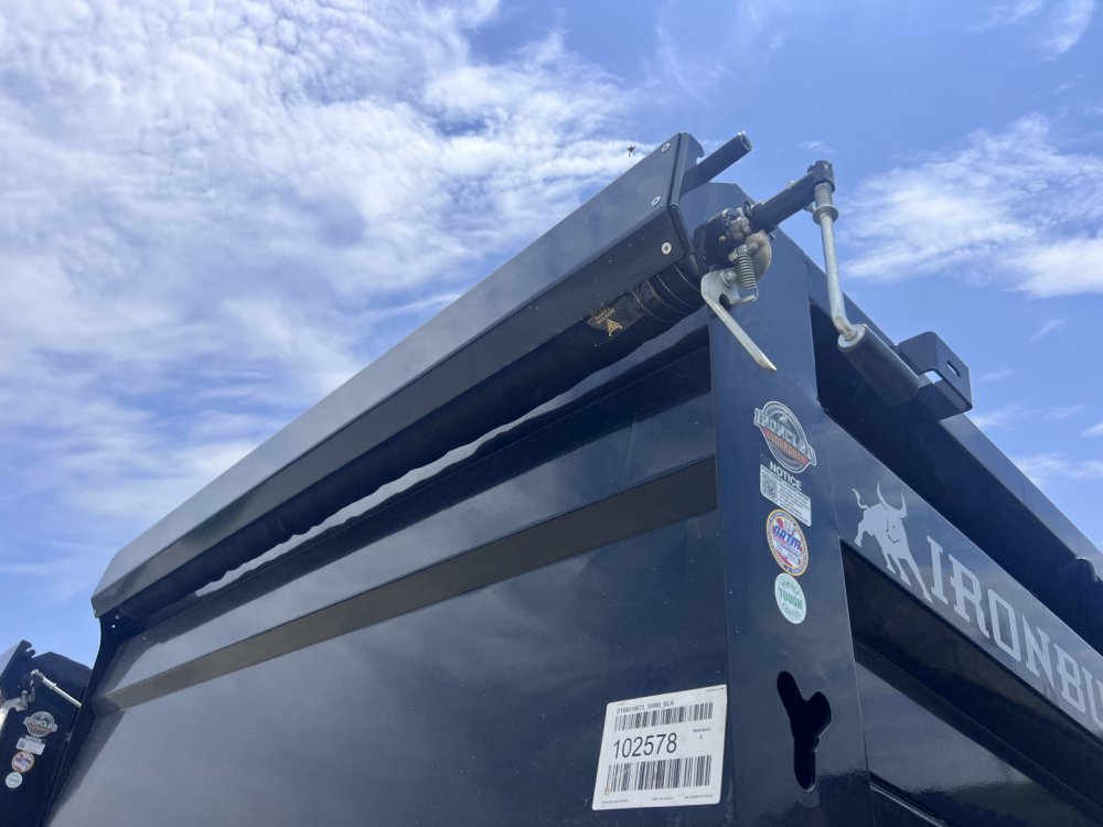 2026 IRON BULL 83X16 DUMP TRAILER W/ SCISSOR HOIST AND I-BEAM FRAME