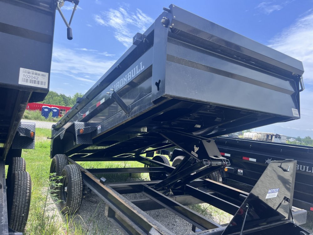2026 IRON BULL 83X16 DUMP TRAILER W/ SCISSOR HOIST AND I-BEAM FRAME