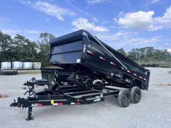 2026 IRON BULL 83X16 DUMP TRAILER W/ SCISSOR HOIST AND I-BEAM FRAME