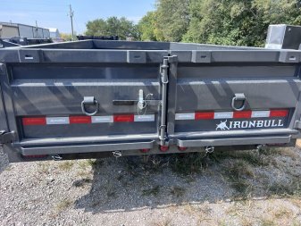 2026 IRON BULL 83X16 DUMP TRAILER W/ SCISSOR HOIST AND I-BEAM FRAME