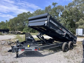 2026 IRON BULL 83X16 DUMP TRAILER W/ SCISSOR HOIST AND I-BEAM FRAME